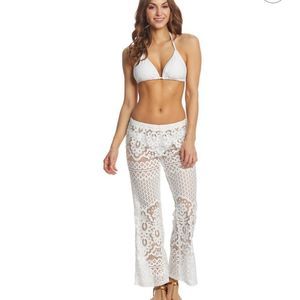 NWOT--J. Valid pina colada lace pants size S